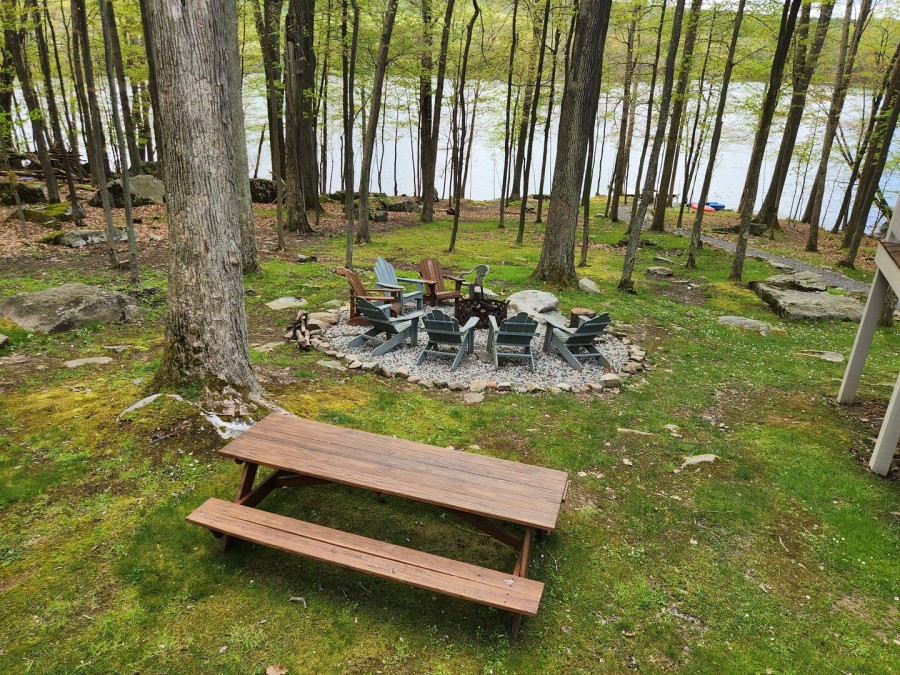 Fire Ring with abundant seating